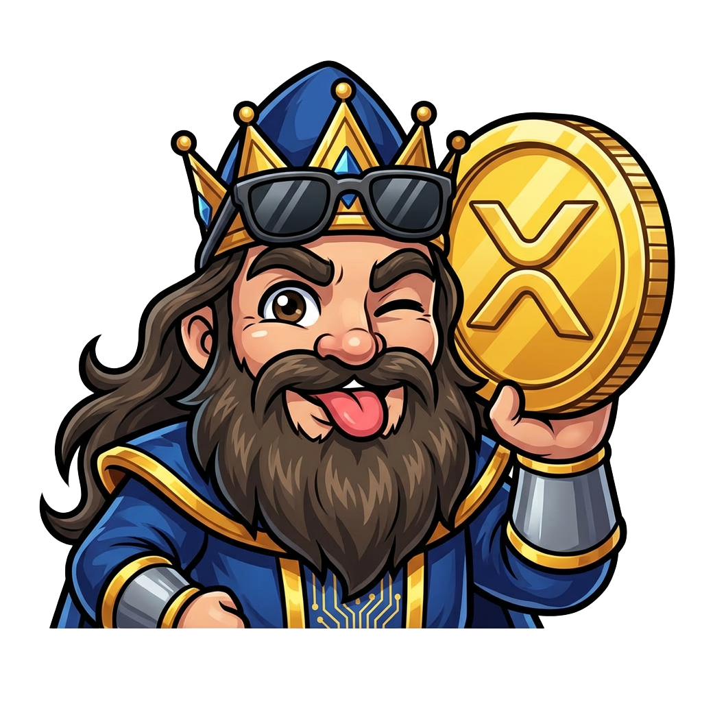 LEDGEND sticker — wink + coin
