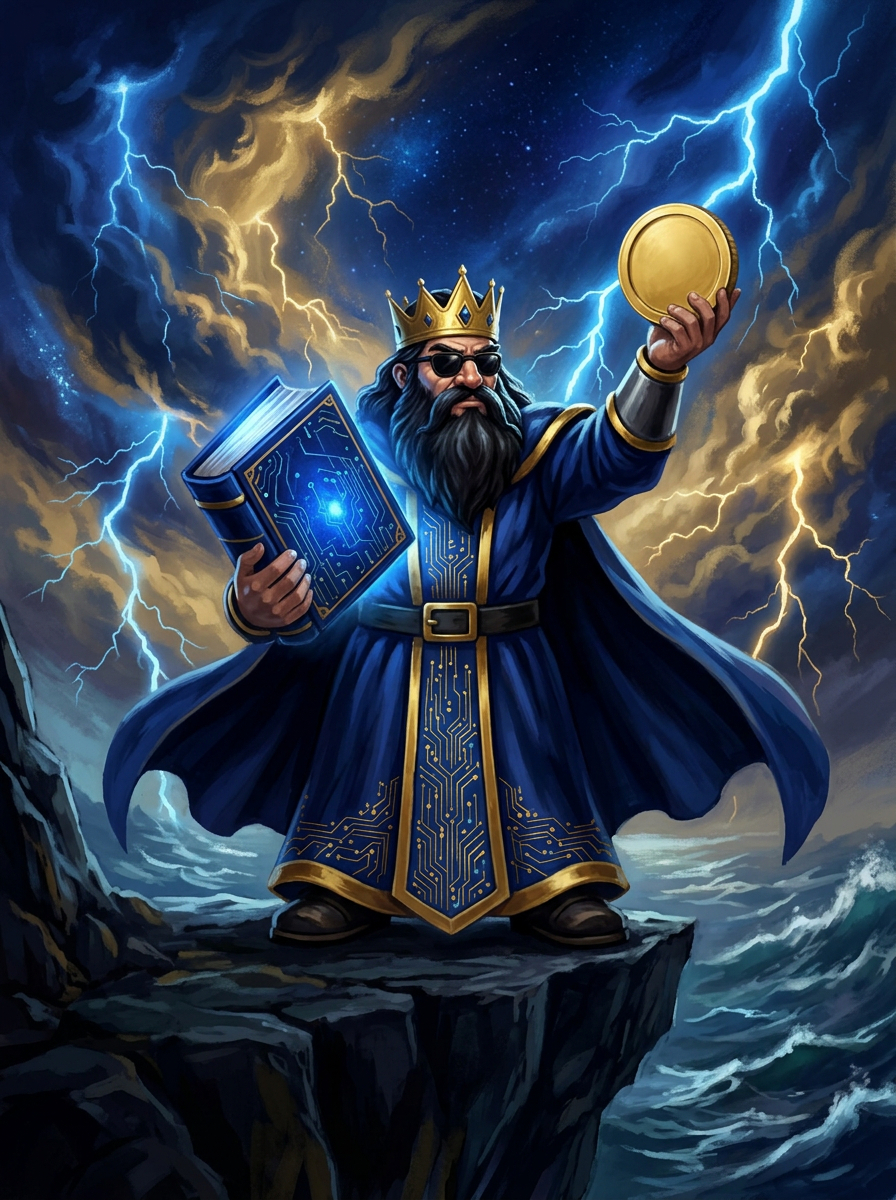 Sir Ledgend standing against the storm of risk